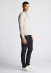 Remus Uomo Long Sleeve Knitted Polo Shirt, Sand