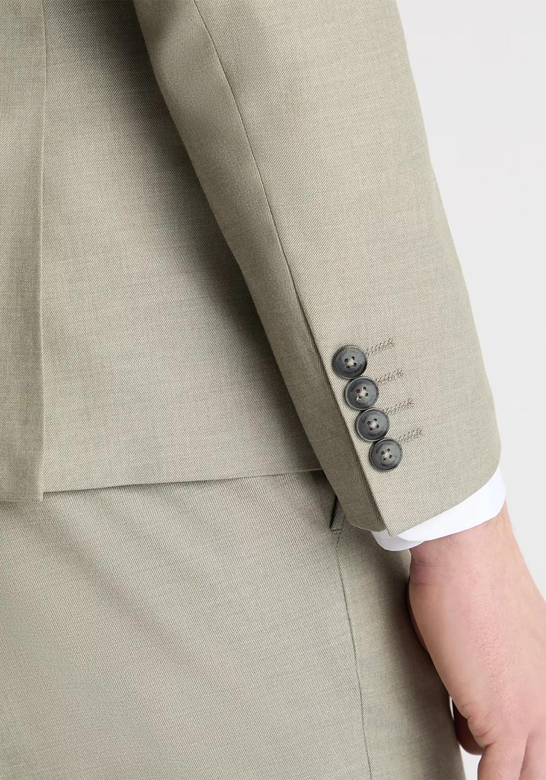 Remus Uomo Marine Double Breasted Suit Jacket, Light Green