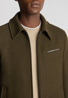 Remus Uomo Oakley Italian Wool Blend Jaket, Dark Green