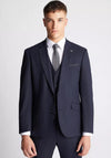 Remus Uomo Palucci Pin Stripe Three Piece Suit, Navy