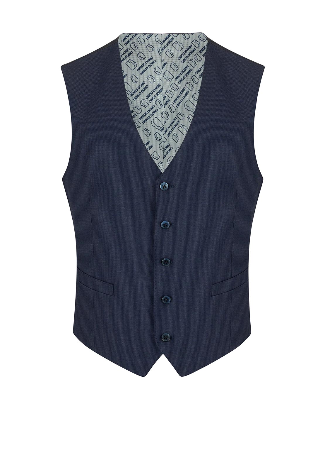 Remus Uomo Palucci Waistcoat, Navy