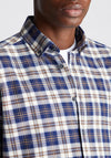Remus Uomo Parker Check Shirt, Navy Multi