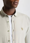 Remus Uomo Parker Oxford Shirt, Sage Green
