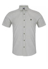 Remus Uomo Parker Short Sleeve Oxford Shirt, Light Green