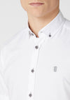 Remus Uomo Parker Tapered Short Sleeve Shirt, White