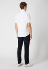 Remus Uomo Parker Tapered Short Sleeve Shirt, White