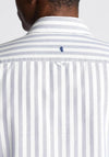 Remus Uomo Parker Striped Tapered Shirt, Blue & White