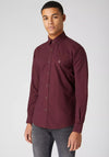 Remus Uomo Parker Tapered Fit Shirt, Burgundy