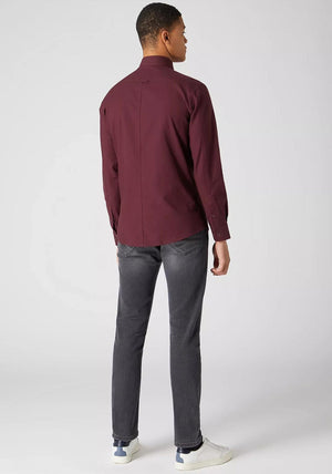 Remus Uomo Parker Tapered Fit Shirt, Burgundy