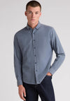 Remus Uomo Parker Tapered Long Sleeve Shirt, Blue