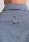 Remus Uomo Parker Tapered Long Sleeve Shirt, Blue