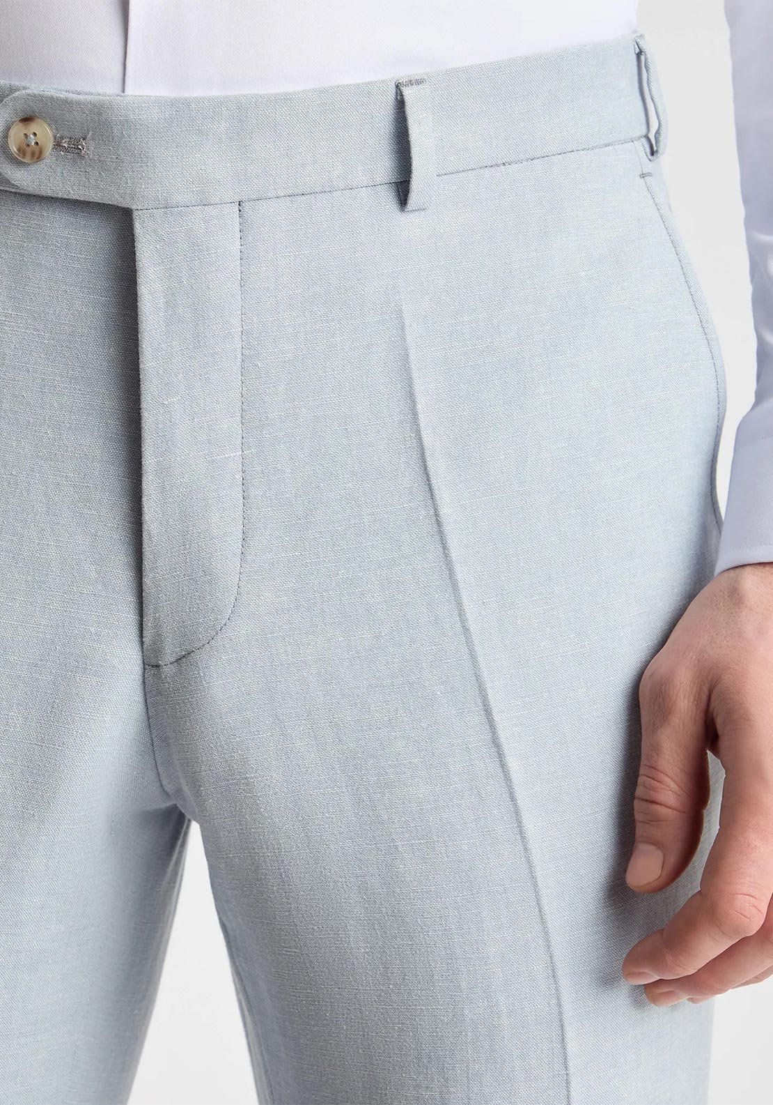 Remus Uomo Peppe Tapered Fit Trousers, Light Blue