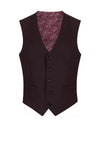 Remus Uomo Peppe Waistcoat, Dark Red