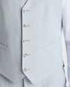 Remus Uomo Peppe Waistcoat, Light Blue