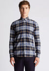 Remus Uomo Rome Plaid Shirt, Dark Blue Multi