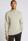 Remus Uomo Polo Neck Jumper, Greige