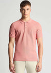 Remus Uomo Textured Polo Shirt, Coral
