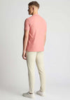 Remus Uomo Textured Polo Shirt, Coral
