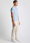 Remus Uomo Textured Polo Shirt, Sky Blue