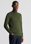 Remus Uomo Roll Neck Sweater, Dark Green