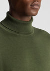 Remus Uomo Roll Neck Sweater, Dark Green