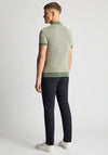 Remus Uomo Slim Fit Knitted Polo Shirt, Khaki