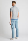 Remus Uomo Slim Fit Knitted Polo Shirt, Light Blue