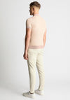 Remus Uomo Slim Fit Knitted Polo Shirt, Salmon