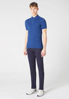Remus Uomo Slim Fit Knitted Polo Shirt, Blue