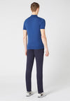 Remus Uomo Slim Fit Knitted Polo Shirt, Blue