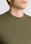 Remus Uomo Crew Neck Tapered Fit T-Shirt, Green