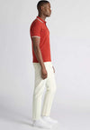 Remus Uomo Tipped Collar Polo Shirt, Burnt Orange