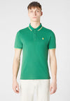Remus Uomo Tipped Collar Polo Shirt, Green