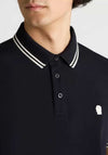 Remus Uomo Tipped Collar Polo Shirt, Navy