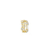 Absolute Triple Layer CZ Cluster Ring, Gold