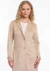 Rino & Pelle Babice Faux Suede Coat, Oat Beige