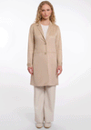 Rino & Pelle Babice Faux Suede Coat, Oat Beige
