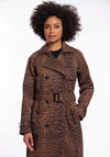 Rino & Pelle Era Leopard Trench Coat, Brown