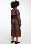 Rino & Pelle Era Leopard Trench Coat, Brown