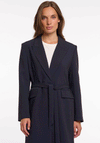 Rino & Pelle Luana Tailored Belted Coat, Navy