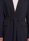 Rino & Pelle Luana Tailored Belted Coat, Navy
