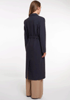 Rino & Pelle Luana Tailored Belted Coat, Navy
