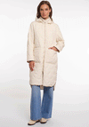 Rino & Pelle Ronja Quilted Hooded Coat, Cream