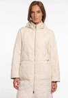 Rino & Pelle Ronja Quilted Hooded Coat, Cream