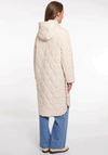 Rino & Pelle Ronja Quilted Hooded Coat, Cream