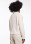 Rino & Pelle Milan Knit Collar Jacket, Snow White