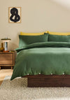 TEXTURED COTTON DB DS DARK GREEN