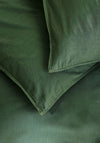 TEXTURED COTTON DB DS DARK GREEN