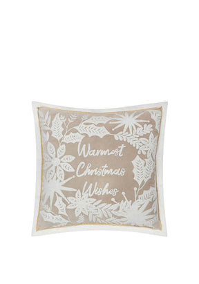 WINTER WARMEST WISHES EMBROIDERED