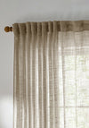 CIRRUS WOVEN SHEER CURTAINS 290 X 250 LINEN